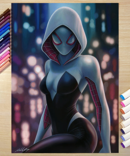 Spider Gwen - Original Artwork by David Dias