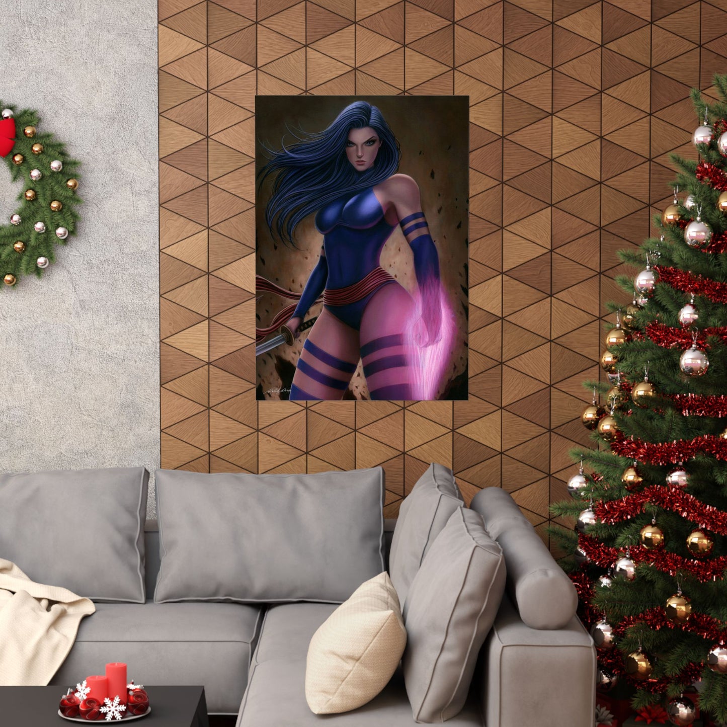 Print - Psylocke - Artwork by David Dias